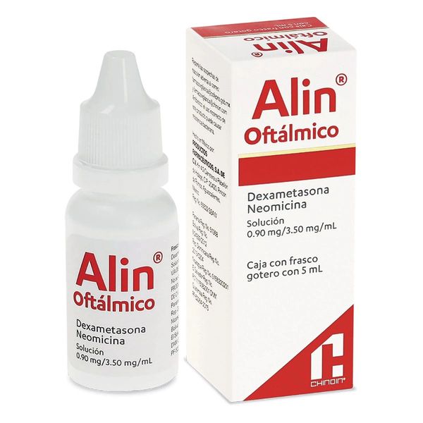 ALIN OFTALMICO SOL. OFTALMICA CAJA C/FCO. GOTERO C/5 ML.