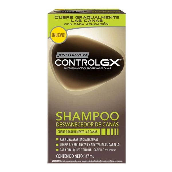 Just For Men Control GX Shampoo – Grauhaarreduzierendes Shampoo, 147 Ml, 3er Pack