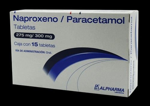 Naproxeno Sodicoparacetamol Tab 275300 Mg Caja C15