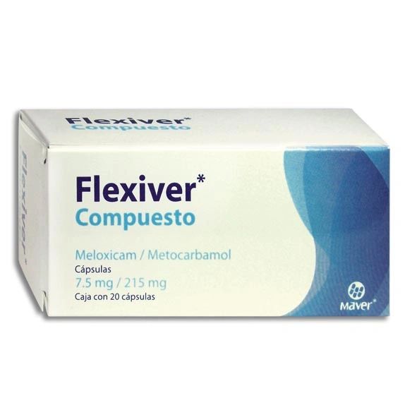 FLEXIVER COMPUESTO CAP. 215/7.5 MG. CAJA
