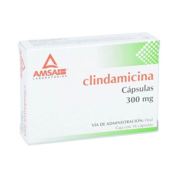 CLINDAMICINA CAP. 300 MG. CAJA C/16