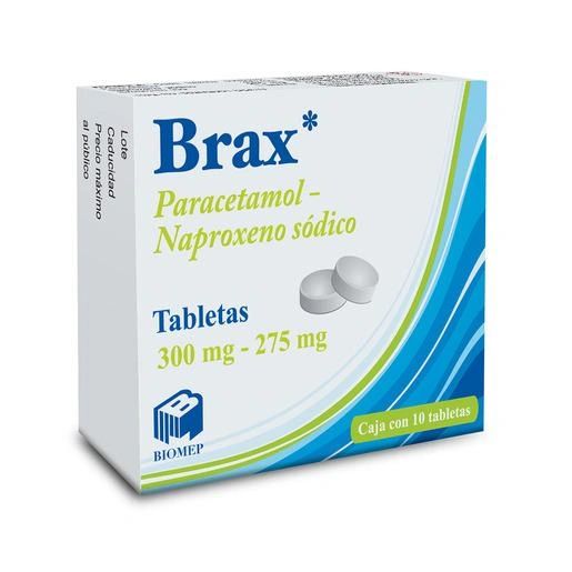 BRAX TAB. 300/275 MG. CAJA C/10