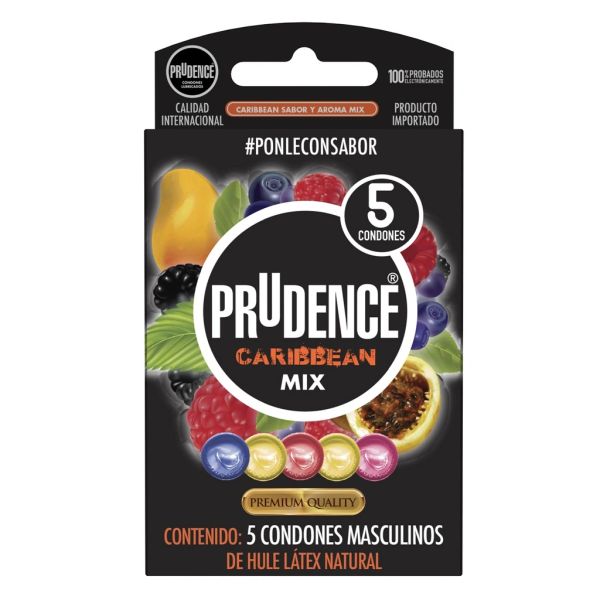 PRUDENCE PRESERVATIVOS MIX SABOR Y AROMA MIX CARTERA C/5