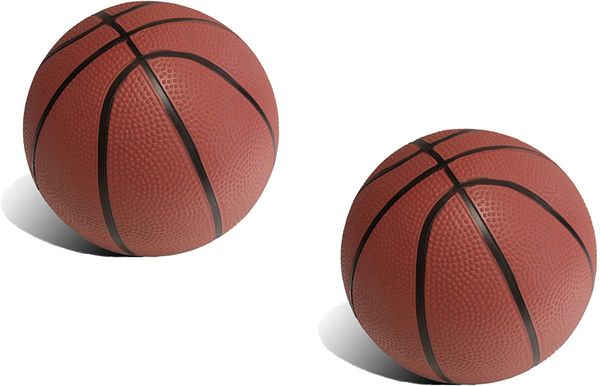 BGM Realistic Toddler/Kids Replacement Basketball - 5.82 inch diameter 2 Pack