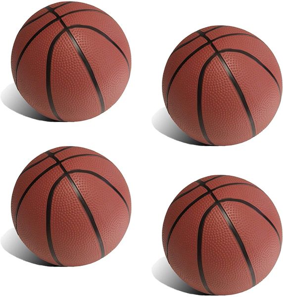 BGM Realistic Toddler/Kids Replacement Basketball - 5.82 inch Diameter 4 Pack