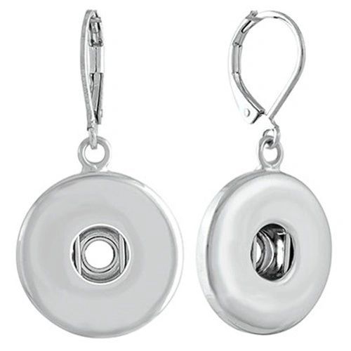 Ginger Snaps SILVER LEVERBACK EARRINGS Interchangeable Jewelry Accessory
