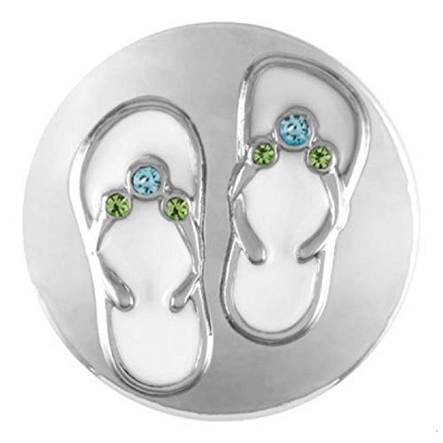 Ginger Snaps Flip Flops (Standard Size) Interchangeable Jewelry