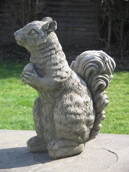 Large Squirrel Garden Statue | Surrey Ornamental Stoneware