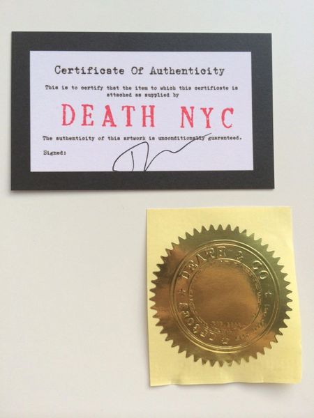Creation - Death NYC Limited Edition Signed Graffiti Pop Art Print