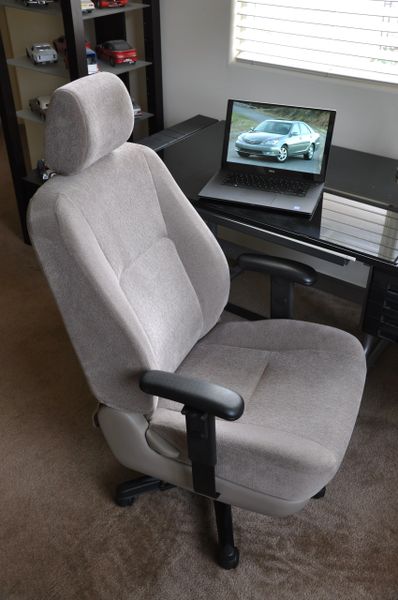SOLD Thank You! Toyota Camry Cloth Fabric Office Chair - Taupe