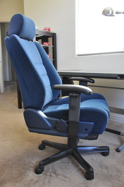 SOLD Thank You! Lexus ES250 Fabric Office Chair - Blue