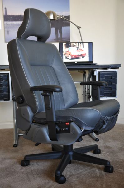 SOLD Thank You Volvo S90 Power Operated Leather Office Chair