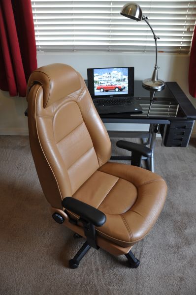 SOLD Thank You! - SAAB 900 Turbo Convertible Leather Office Chair - Arizona