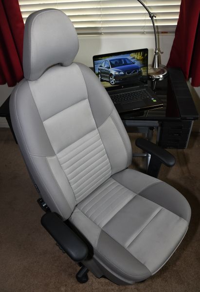 SOLD Thank You! - Volvo S40 Fabric Office Chair - Gray