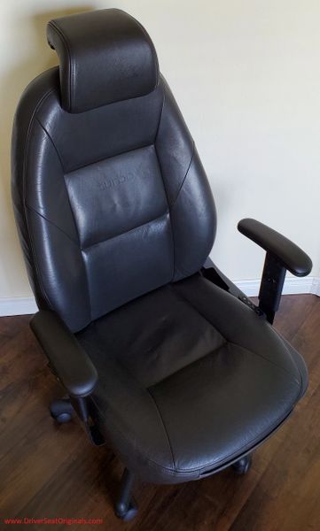 SOLD Thank You! - SAAB 9-3 SE Power-Operated Leather Office chair - Black