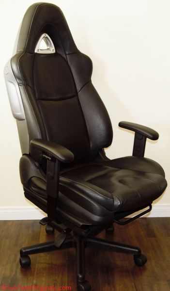 Mazda RX-8 Leather Office Chair - Black