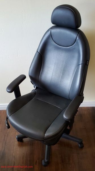 Mini Cooper Leatherette Office Chair - Black