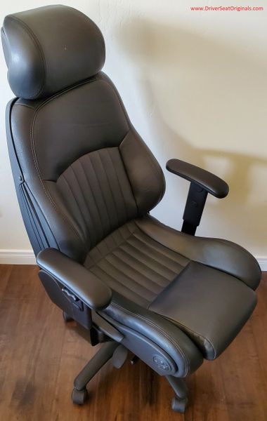 Pontiac Firebird Trans Am Leather Office Chair - Black