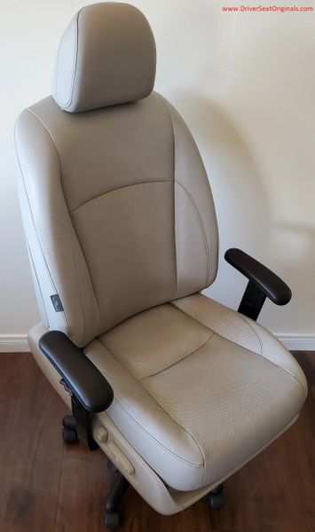 SOLD Thank You! - Lexus ES350 Power-Operated Leather Office Chair - Light Gray
