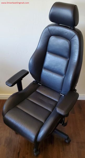 Audi TT Leather/Alcantara Office Chair - Black