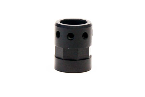 Micro Muzzle Brake LongShot MINI-BRAKE for 5/8-24 TPI Anodized Aluminum 