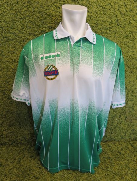 Maillot SK Rapid Wien 1994-1995 Domicile Diadora - Vintage Taille XXL Adulte