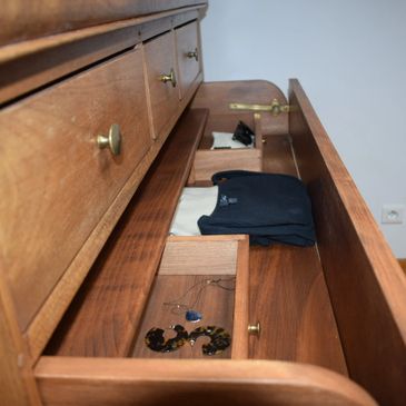 Curated cupboard after a sustainable fashion stylist session with Style Habit by Fran