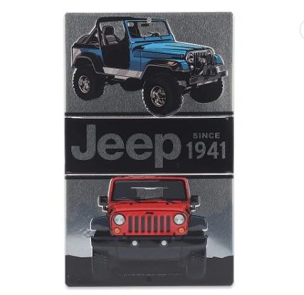 Jeep® Since 1941 Jeep Block Metal Sign