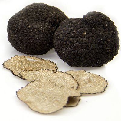 italian black summer truffle slices