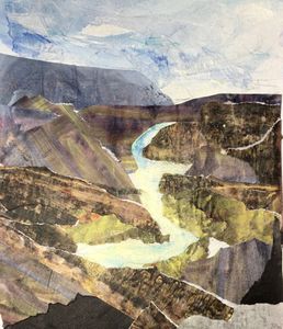 Deschutes River Canyon (collage, 2018)