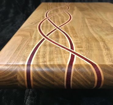 Serving Boards with a Three String Celtic Knot Weave
