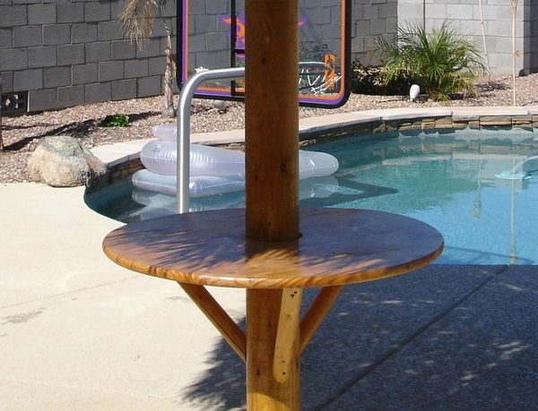 36 Inch Pine Palapa Table With Hardware