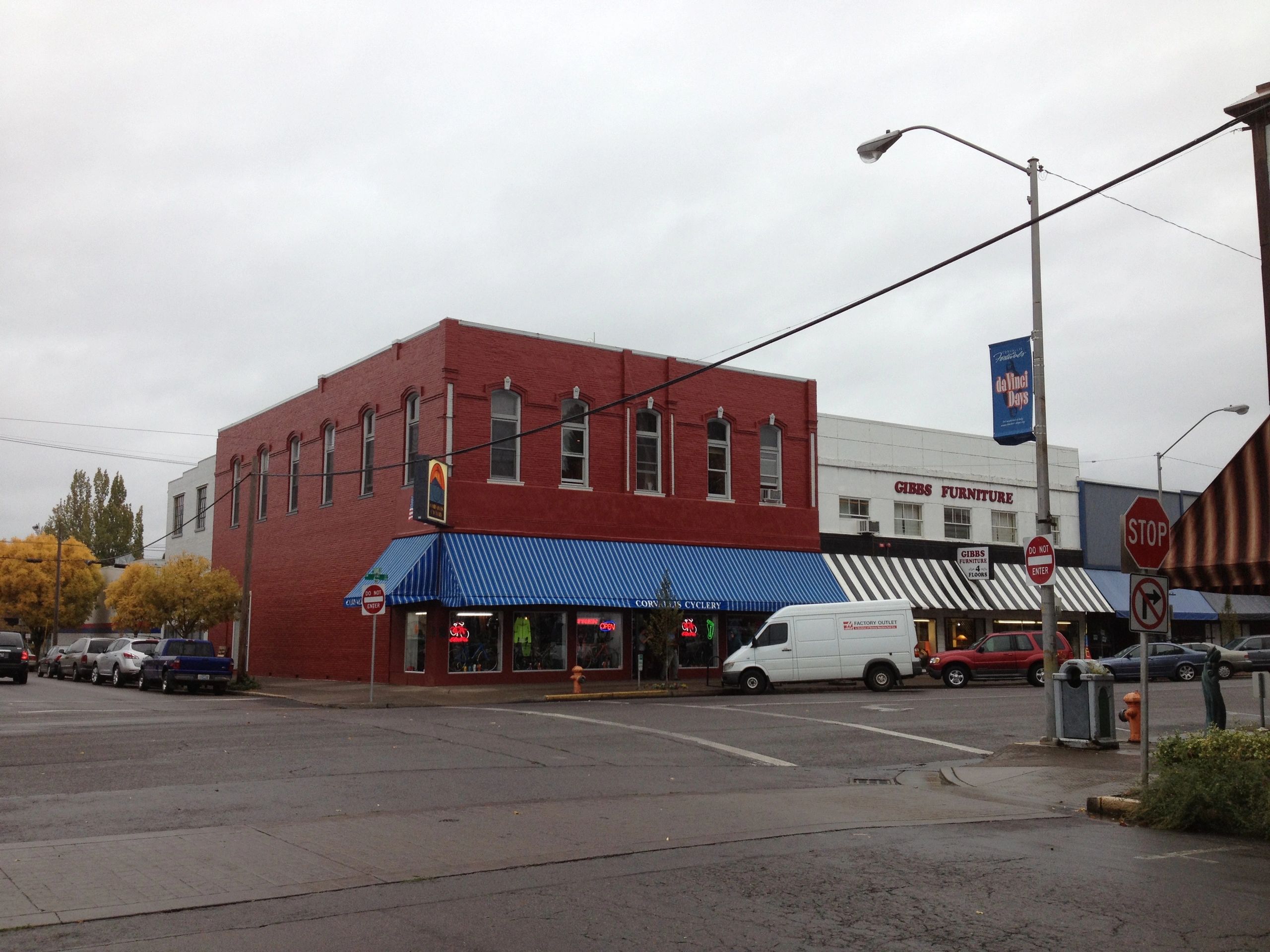 The Crawford and Farra Building in downtown Corvallis, 2nd & Adams.