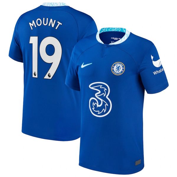 PRE ORDER MASON MOUNT HAND SIGNED CHELSEA SHIRT (HOME) 2022/23 Autograph House Hand Signed