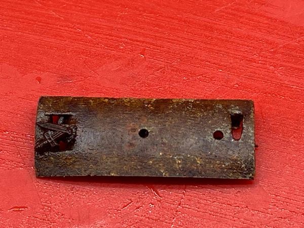 Rare find German ribbon bar in relic condition with original colour and uniform remains worn by soldier of the 1st Panzer Army recovered near the River Don area outside the City of Rostov on Don attacked by them in 1941 near Stalingrad