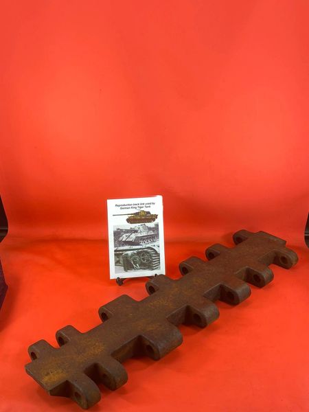 Nice condition and undamaged reproduction hard to find small track link used by German King Tiger tank