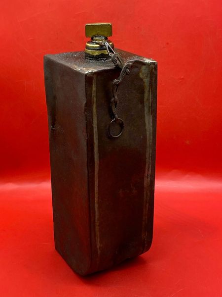 Russian machine gun oil can,nice condition relic recovered from Seelow Heights 1945 battlefield the opening battle for Berlin