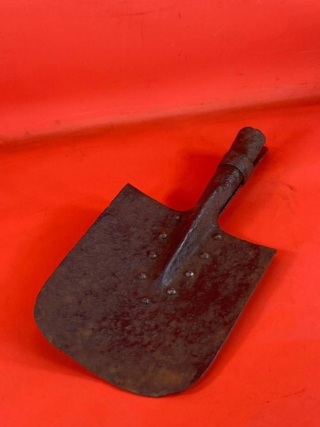 Romanian soldiers shovel head nice solid relic well cleaned used by soldier in the Romanian 4th Army destroyed in the battles south of Stalingrad in 1942-1943