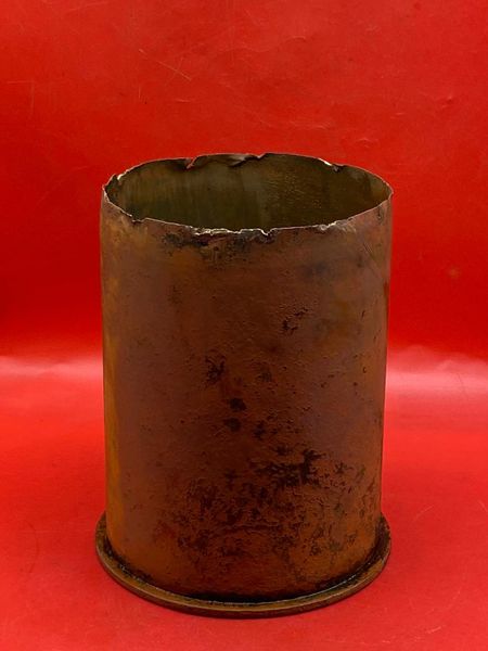 Russian 107mm heavy artillery gun brass shell case propelling charge recovered near the village of Plota,south Prokhorovka where the main tank battle was on the 12th July 1943,Russia