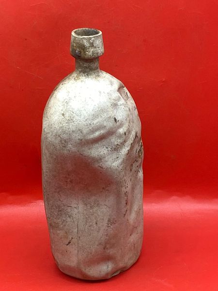 Rare type of German water bottle which is MARKILL made used by German soldiers of the 212 Volksgrenadier-Division recovered near town of osweiler, Luxemburg from the battle of the Bulge 1944-1945