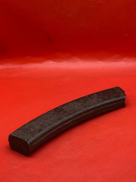 Russian PPSH43 machine gun magazine semi- relic condition,black paintwork which is totally complete with moving internal tray but empty recovered from around the village of Plota, near Prokhorovka on the Kursk offensive on the 12th of July 1943