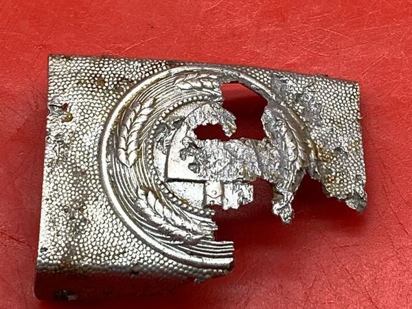 German RAD [Reich Labour Service] soldiers aluminum belt buckle dated 1939 recovered in the area of the village of Marinovka which was defended by the 297th Infantry Division during the battle of 1942-1943 at Stalingrad in Russia.