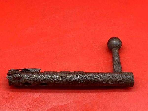 German soldiers straight handle K98 rifle bolt well cleaned relic recovered from a field near Trun a pit dug by the allies where lots of German equipment buried after the battle in the Falaise Pocket, Normandy in France 1944