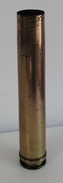 German 37mm Flak 38 steel with brass wash shell case Found in a flea market in Ciney Belgium