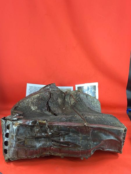 Very rare complete radiator from a Junkers Jumo 211 engines on German Heinkel He 111H-2 work number 5481 of 3/KG53 which was shot down and crashed on Bourne Farm in Sandhurst at 3.30pm on 15th September 1940 during the hardest day in Battle of Britain.