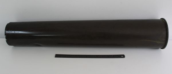 QF 4.7 - inch Mk IX & XII naval gun brass case dated 1938