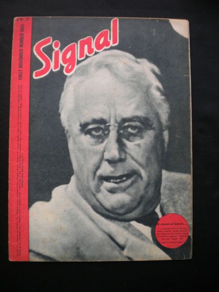 Original German Signal magazine rare to find English language issue number 21 dated November 1943 complete nice condition