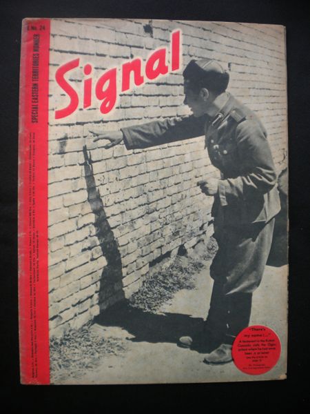 Original German Signal magazine rare to find English language special Eastern Territories issue number 24 complete nice condition