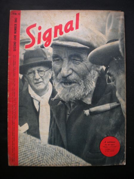 Original German Signal magazine rare to find English language issue number 12 dated June 1943 complete nice condition