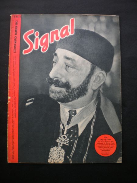 Original German Signal magazine rare to find English language issue number 6 dated March 1943 complete nice condition